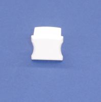 End cap blank White For 1715 Flat profile  
