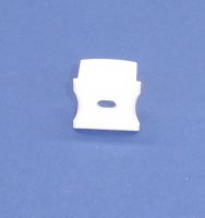 End cap with hole White For 1715 Flat profile  
