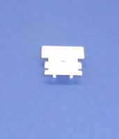 End cap White with Hole For 2626 profile