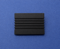 End cap without hole in Black For 5035 Flat profile  