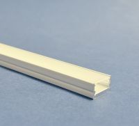 White LED Aluminium 2m Profile with Frosted Lid