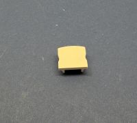White End cap blank For 1714 Flat profile