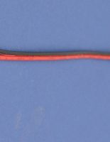 Red Black 2 core cable per metre 