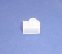 End cap with hole for 10 x18 silicon profile