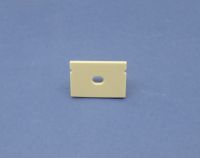 End cap with hole For 2525 Flat profile  